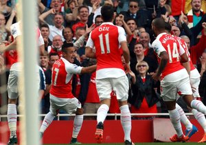 الکسیس سانچز|آرسنال 3 - 0 منچستر یونایتد / لیگ جزیره