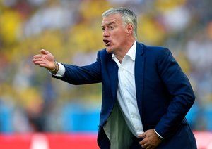 دیدیه دشان|عکس العمل سرمربی تیم ملی فرانسه ، دیدیه دشان در بازی مقابل آلمان.