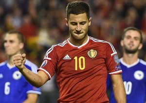 ادن هازرد|بلژیک 3 - 1 بوسنی و هرزگوین / مقدماتی یورو 2016