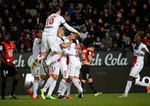 استادي رنز 1-3 پاریس سن ژرمن/هفته هجدهم|برد پی اس جی در زمین استادي رنز