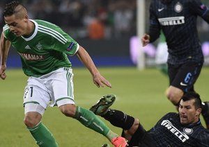 گری مدل|سنت اتين 1 - 1 اینترمیلان / لیگ اروپا