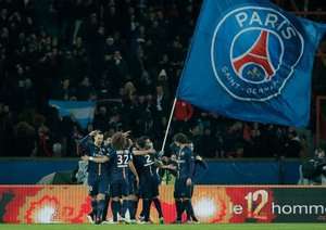 شادی بازیکنان پاریس سن ژرمن
