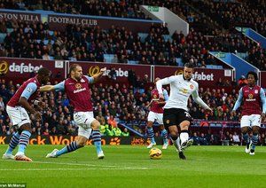 رابین فن پرسی|آستون ویلا 1 - 1 منچستر یونایتد / لیگ جزیره