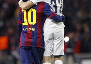 لیونل مسی - داوید لوئیز|بارسلونا 3 - 1 پاریس سن ژرمن / لیگ قهرمانان