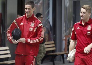 فرناندو خوزه تورس|تمرین تیم ملی اسپانیا