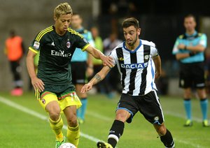 كيسوکه هوندا|اودینزه 2 - 3 میلان / سری آ