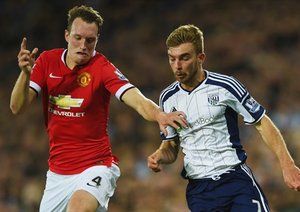 فیل جونز|وست‌بروم 2 - 2 منچستر یونایتد / لیگ جزیره