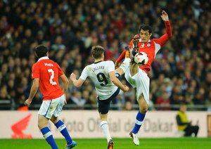 انگلیس 0-2 شیلی