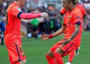 لیونل مسی - نیمار|سه ویا 2 - 2 بارسلونا / لالیگا