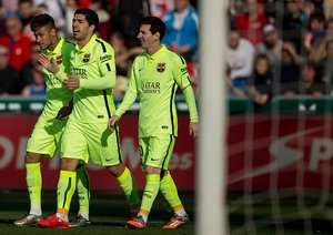 نیمار - لیونل مسی - سوارز