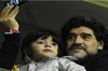 نوه خلف مارادونا راه پدربزرگش را می‌رود