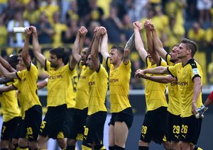 شادی بازیکنان دورتموند|بوروسيا دورتموند 3 - 1 هرتابرلین / بوندسلیگا