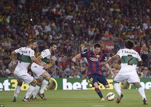 لیونل مسی|بارسلونا 3-0 الچه /  لالیگا