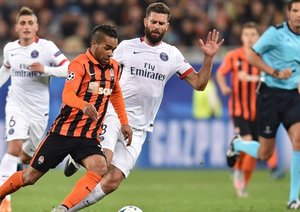 تیاگو موتا|شاختار دونتسك 0 - 3 پاریس سن ژرمن / لیگ قهرمانان