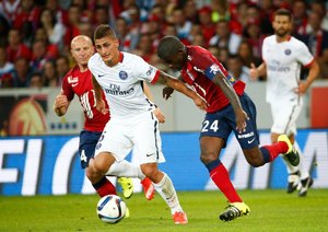 مارکو وراتی|ليل 0 - 1 پاریس سن ژرمن / لوشامپیونه