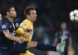 تیاگو  سیلوا|پاریس سن ژرمن 1 - 0 آپوئل / لیگ قهرمانان