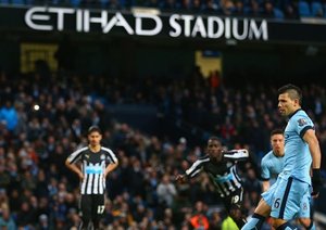 سرخیو آگرو|منچستر سیتی 5 - 0 نیوکاسل / لیگ جزیره