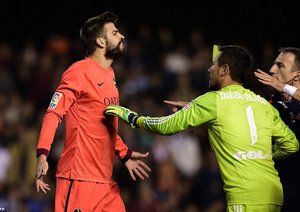 جرارد پیکه|والنسیا 0 - 1 بارسلونا / لالیگا