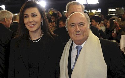 اقدام جالب همسر ایرانی سپ بلاتر در روز تولد او