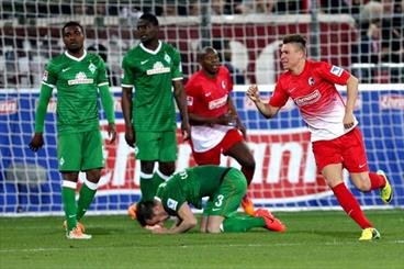 فرایبورگ با پیروزی مقابل برمن از قعر جدول فاصله گرفت