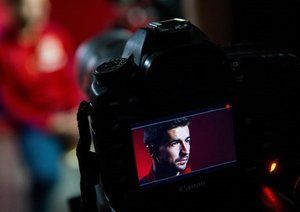 گابی|نمای بسته از گابی، طی مصاحبه با سایت یوفا.