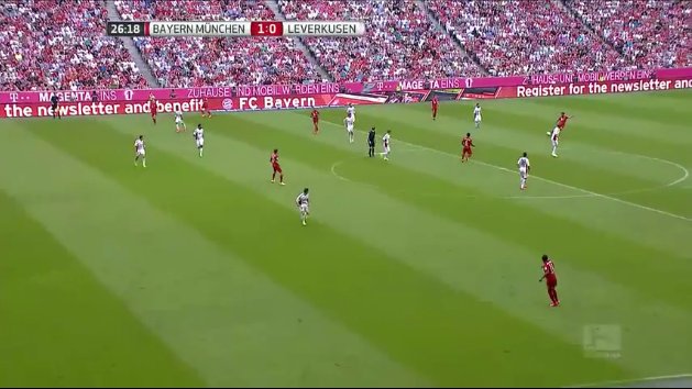 بایرن مونیخ 3 - بایر لورکوزن 0 / هفته سوم بوندسلیگای آلمان/خلاصه مسابقه