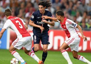 ادینسون کاوانی|آژاکس 1-1 پاریس سن ژرمن / لیگ قهرمانان