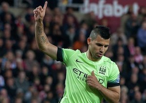 سرخیو آگوئرو|ساندرلند 1 - 4 منچستر سیتی / جام اتحادیه