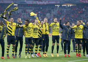 شادی بازیکنان دورتموند