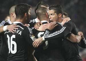 شادی بازیکنان رئال