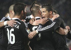 شادی بازیکنان رئال|اِلچه 0 - 2 رئال مادرید / لالیگا