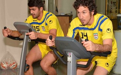 گزارش تصویری | تمرینات تیم ملی تحت تاثیر ضعف بازیکنان استقلال / کی روش: باید تست آمادگی جسمانی دهید!