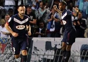 شادمانی بعد از گل ، مهاجم بوردو