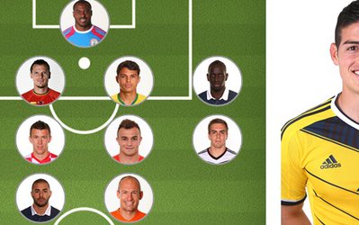 تیم منتخب مرحله گروهی اعلام شد/ یک کلمبیایی به صدرنشینی بن‌زما خاتمه داد