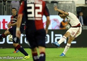 جياكومو بوناونتورا|کالیاری 1 - 1 میلان / سری آ ایتالیا