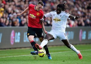 فیل جونز|سوانسی 2 - 1 منچستر یونایتد / لیگ جزیره