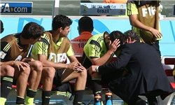 وداع غم‌انگیز داوید ویا از تیم ملی اسپانیا / اشک‌های ماتادور و دلداری بازیکنان