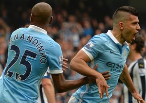 سرخیو آگوئرو|منچستر سیتی 6 - 1 نیوکاسل / لیگ جزیره