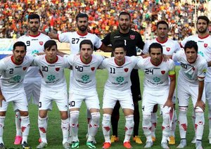 بازیکنان پرسپولیس|فولاد خوزستان 0 - 2 پرسپولیس تهران / لیگ برتر ایران (خلیج فارس)