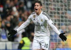 جیمز رودریگز|رئال مادرید 2 - 1 سه ویا / لالیگا