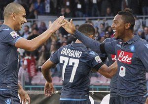 جاناتان  د گازمن|ناپولی 3 - 3 کالیاری / سری آ