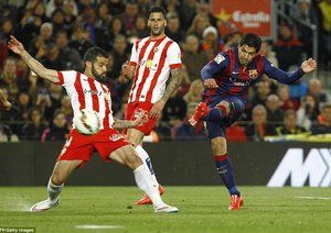 لوئیس سوارز|بارسلونا 4 - 0 آلمریا / لالیگا