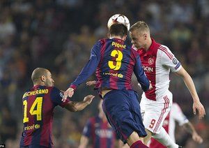 جرارد پیکه - ماسکرانو|بارسلونا 3 - 1 آژاکس / لیگ قهرمانان