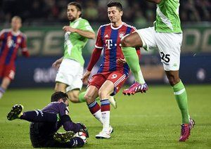 رابرت لواندوفسکی|وولفسبورگ 4 - 1 بایرن مونیخ