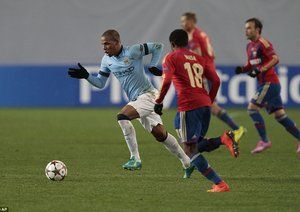 فرناندو|زسکا مسکو 2 - 2 منچستر سیتی / لیگ قهرمانان