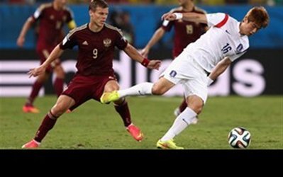 گزارش تصویری دیدار کره جنوبی و روسیه