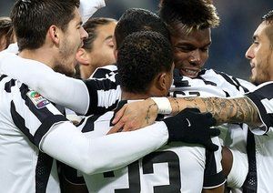 شادی بازیکنان یووه|یوونتوس 4 - 0 هلاس ورونا / سری آ