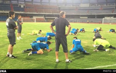 گزارش تصویری | اولین تمرین تیم ملی در هند برگزار شد