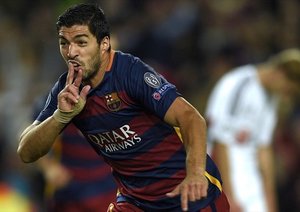 لوئیس سوارز|بارسلونا 2 - 1 باير لوركوزن / لیگ قهرمانان