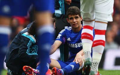 اسکار، هافبک جوان چلسی روانه بیمارستان شد